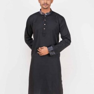 Black  Panjabi  | SLIM FIT
